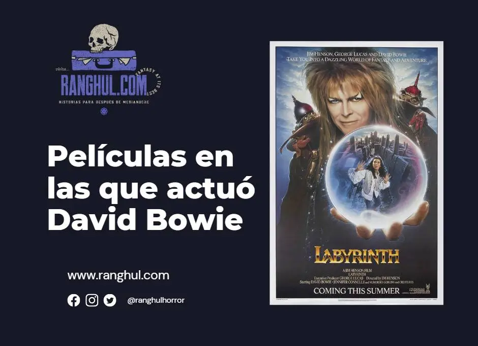 Recordemos las películas en las que actuó David Bowie en víspera de aniversario de muerte